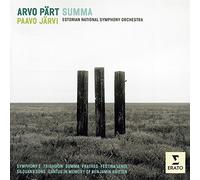Paavo Jarvi - Arvo Part: Summa [Japan CD] WPCS-12994