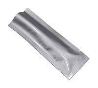 PABCK 100 Pcs 1.57x6.3 inches Small Mylar Bags Heat Sealable 3.34mil Pure Foil Bag Powder Coffee Food Storage Vacuum Pouches for Sampling Packaging Aluminum Foil Package