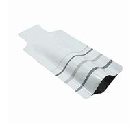 PABCK 100 Pcs Disposable Open Up Mylar Storage Bags Cosmetic Shampoo Liquid Containers Sample Pouch Heat Seal Foil Bag Travel Use Packets for Toiletries Skincare Lotion, White, 2.95x5.12 inch