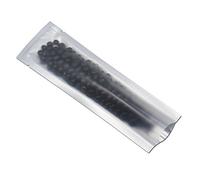 PABCK 500 Pcs 2.1x7.08 inch (Inside Size 1.77x6.69 inch) Clear Front Vacuum Heat Sealable Pure Foil Bag Pouch for Sampling Packaging Food Storage Aluminum Foil Package
