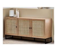 pabla wooden sideboard with 3 doors in oak