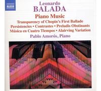 Pablo Amoros – Balada: Piano Music Of Leonardo Balada – NAXOS
