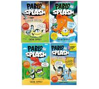 Pablo and Splash Graphic Novel Series by Sheena Dempsey 4 Books Set (Pablo and Splash, Frozen in Time, Roman Holiday, Castle Quest: World Book Day)