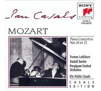 Pablo Casals Mozart: Piano Concerto No. 20, K. 466 & Piano Conc (CD) (US IMPORT)