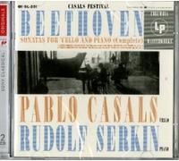 PABLO CASALS - PABLO CASALS PLAYS BEETHOVEN CELLO SONATAS 2 CD NEW