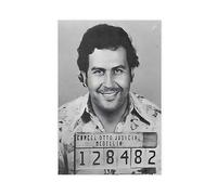 Pablo Escobar 1977 Mugshot Canvas Poster Wall Art Decor Print Picture Paintings for Living Room Bedroom Decoration Unframe-style 20x30inch(50x75cm)