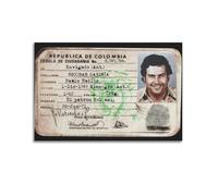 Pablo Escobar 77 Canvas Poster Wall Art Decor Print Picture Paintings for Living Room Bedroom Decoration 12x18inch(30x45cm)