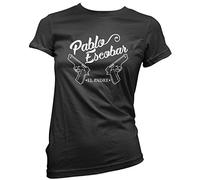 Pablo Escobar El Padre Drug Lord Women's T-Shirt - Black 12