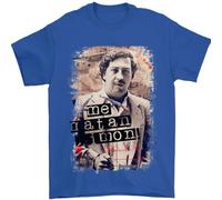 Pablo Escobar Me Matan Limon Mens T-Shirt 100% Cotton Royal Blue L