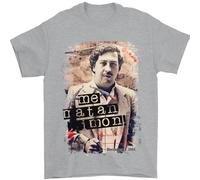 Pablo Escobar Me Matan Limon Mens T-Shirt 100% Cotton Sports Grey XL