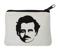 Pablo Escobar Minimalist Vector Art Neoprene Coin Purse Pouch 10x11cm White