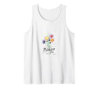 Pablo Picasso Flowers of Peace Artwork Drawing PAPL2192 Tank Top