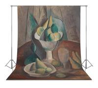 Pablo Picasso - Fruit in A Vase (198) - 17, X 22, Fine Art Print-1 Photography Cloth56x98inch(142x250cm)