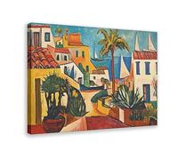 Pablo Picasso Mediterranean Canvas Picasso Landscape Art Print Picasso Poster Fine Art Large Wall Art Abstact Wall Art Reproduction