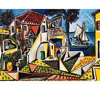 The Old Guitarist by Picasso 1000 piece jigsaw puzzle 680mm x 480mm