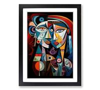 Pablo Picasso Modern No.2 Framed Print | A2 Black Framed Wall Art | Ready to Hang | Modern Historical Picture | Living Room Bedroom Lounge Office