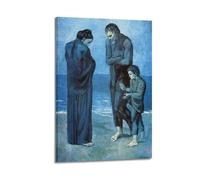 Pablo Picasso Painter Masterpiece Poster The Tragedy Cool Artworks Painting Wall Art Canvas Prints Hanging Picture Home Decors Idea 20x30inch(50x75cm)