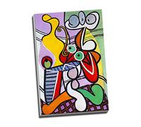 Pablo Picasso Painting Great Still Life On Pedestal Canvas Print Wall Art Picture Canvas Prints Large A1 30 X 20 Inches (76.2Cm X 50.8Cm)
