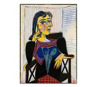 Pablo Picasso "Portrait of Dora Maar" Painting Print on Canvas. Canvas Wall Art Picture Living Room Home Office Decor 50x75cm Frameless
