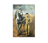 Pablo Picasso Works《Boy Leading A Horse》Printing Posters Family Aesthetic Wall Hanging Art Printed Photo Paint for Bedroom Decoration 20x30inch(50x75cm)