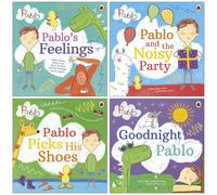 Pablo's Feelings Series 4 Picture Books Collection Set (Pablo's Feelings, Pablo Picks His Shoes, Pablo and the Noisy Party and Goodnight Pablo)
