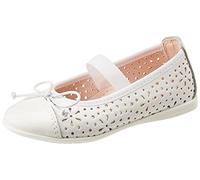 Pablosky 347409 Ballet Flat, White, 5 UK