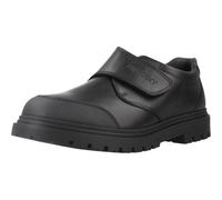 Pablosky 728410 SCHOOL SHOE WITH TOE KIDS, Black/White, 7 UK