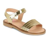 Pablosky Flat sandals MARY in Gold 9 toddler