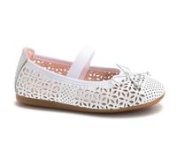 Pablosky Leyre 358100 Ballet Flat, White, 7.5 UK Child