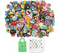 Pabucle 50 PCS Random Charms For Bogg Bag Accessories Cute Decoration Summer Beach Small Tote Bag Charms Bulk For Women