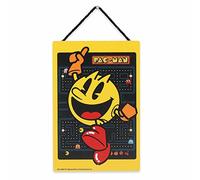 Pac-Man Jumping Hanging Wood Wall Decor