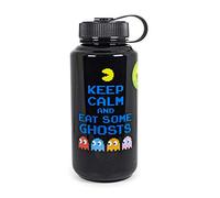 Pac Man "Keep Calm and Eat Some Ghosts Plastic Water Bottle | Holds 32 Ounces