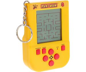 PAC-MAN Key chain Game. Mini Arcade Game LCD Screen Directional Controls & 4 Gam