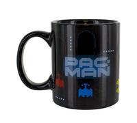 Pac Man Neon Heat Change Mug | Sensitive To Hot Drinks | Colour & Design Changes When Hot | Magic Colour Changing Coffee Tea Cup