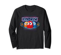 【PAC-MAN】PAC-MAN Neon Arcade 008 Long Sleeve T-Shirt