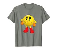 【PAC-MAN】 PAC-MAN World Re-PAC 002 T-Shirt, Men, Olive Heather, Medium