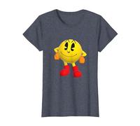 【PAC-MAN】 PAC-MAN World Re-PAC 002 T-Shirt, Women, Heather Blue, X-Small