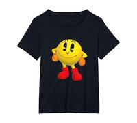 【PAC-Man】 PAC-Man World Re-PAC 002 T-Shirt, Women's Plus, Black, 1X