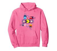 PAC-MAN Pullover Hoodie, Adult Unisex, Bright Pink, Small
