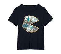 PAC-Man T-Shirt, Women's Plus, Black, 6X