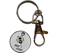PAC Supplies Global £1 UK Trolley Coin with Keyring - Choose Your Design (BEE Kind)
