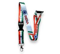 PAC Supplies Global India Flag Lanyard/Badge Holder with Detachable Clip (2)