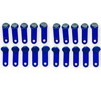 Pac Supplies Global Ltd 20 x Blue Black Ibutton/Dallas Key/POS Fob - Non Magnetic