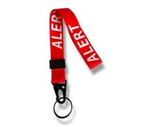 PAC Supplies Global Medical Alert Wrist Lanyard, Red