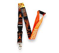PAC Supplies Global Multiple Sclerosis Awareness Lanyard with Detachable Clip