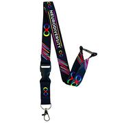 PAC Supplies Global Neurodiversity Awareness Lanyard With Detachable Clip & Safety Breakaway (Black)