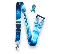 PAC Supplies Global Prostate Cancer Awareness Lanyard & Matching Pin Badge
