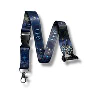 PAC Supplies Global Zodiac Sign Lanyard with Astrological Star Pattern (Leo)
