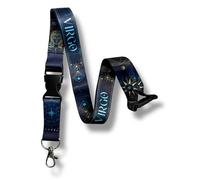 PAC Supplies Global Zodiac Sign Lanyard with Astrological Star Pattern (Virgo)
