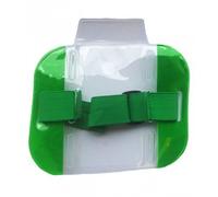 Pac Supplies Security Armband / Skipass / Badge Holder / Security Guard Id Pass (HI VIZ GREEN) by PAC Supplies USA